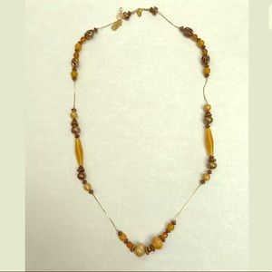SEASONAL WHISPERS UNIQUE NECKLACE CIRCLES BRONZE